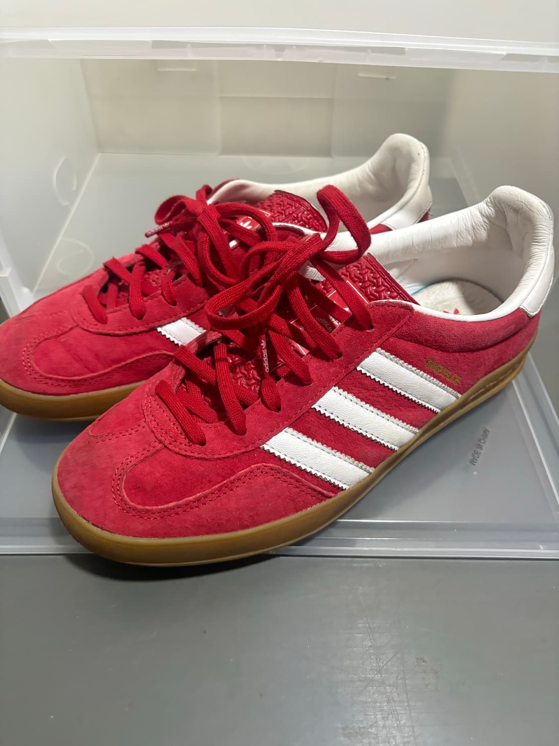 아디다스 가젤 인도어 레드 상품이미지1