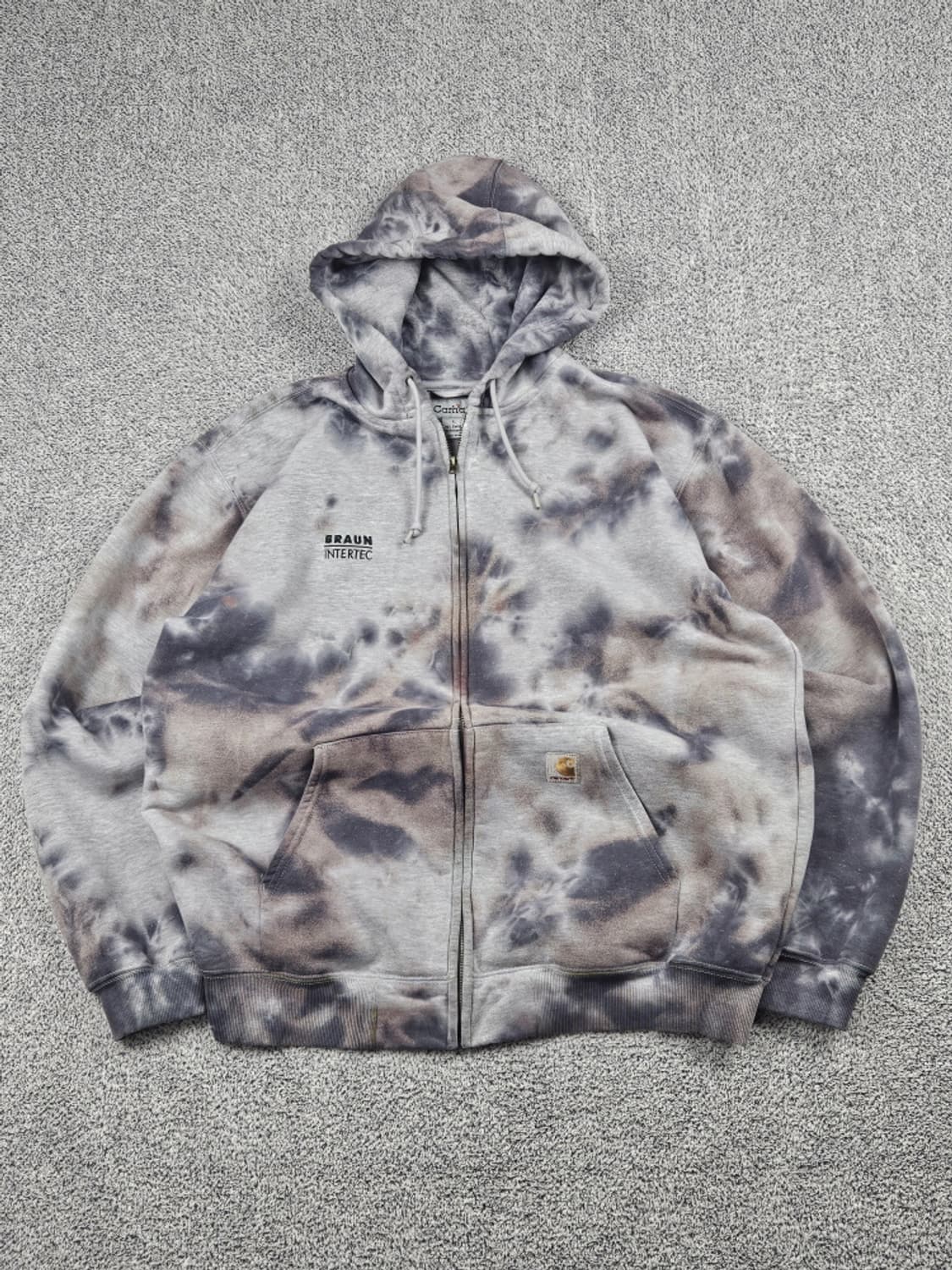 칼하트 다잉 워시드 커스텀 써멀 후드집업 ( L ) / 10008 상품이미지1