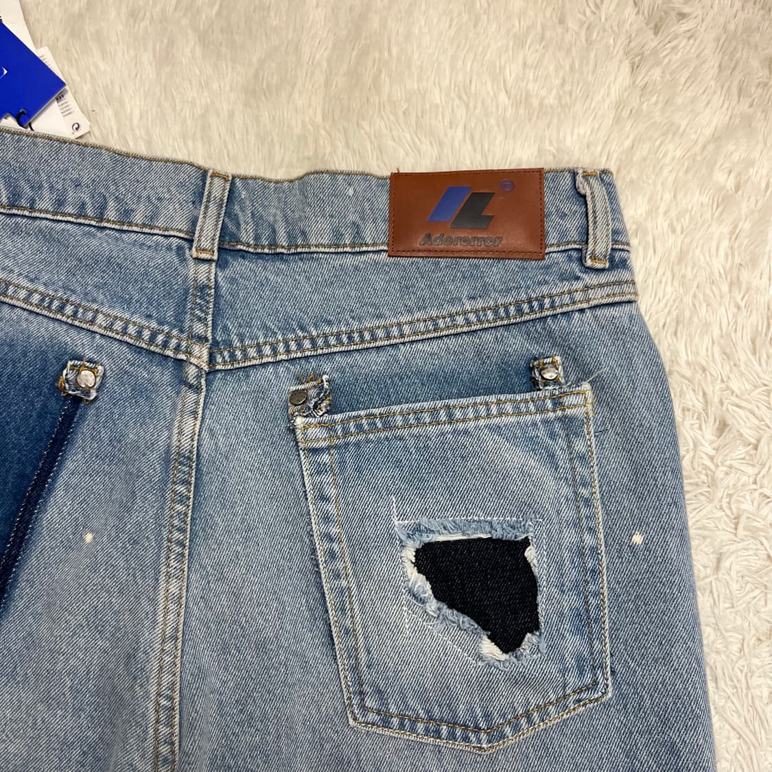 Zara × ADER ERROR patchwork denim pants  상품이미지10