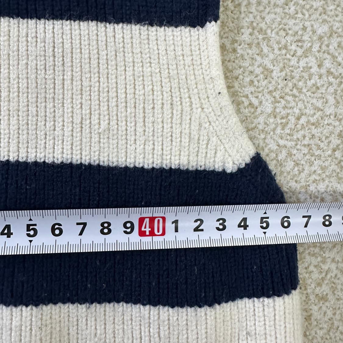 13-14 자라 스트라이프 니트 조끼0323D 상품이미지6