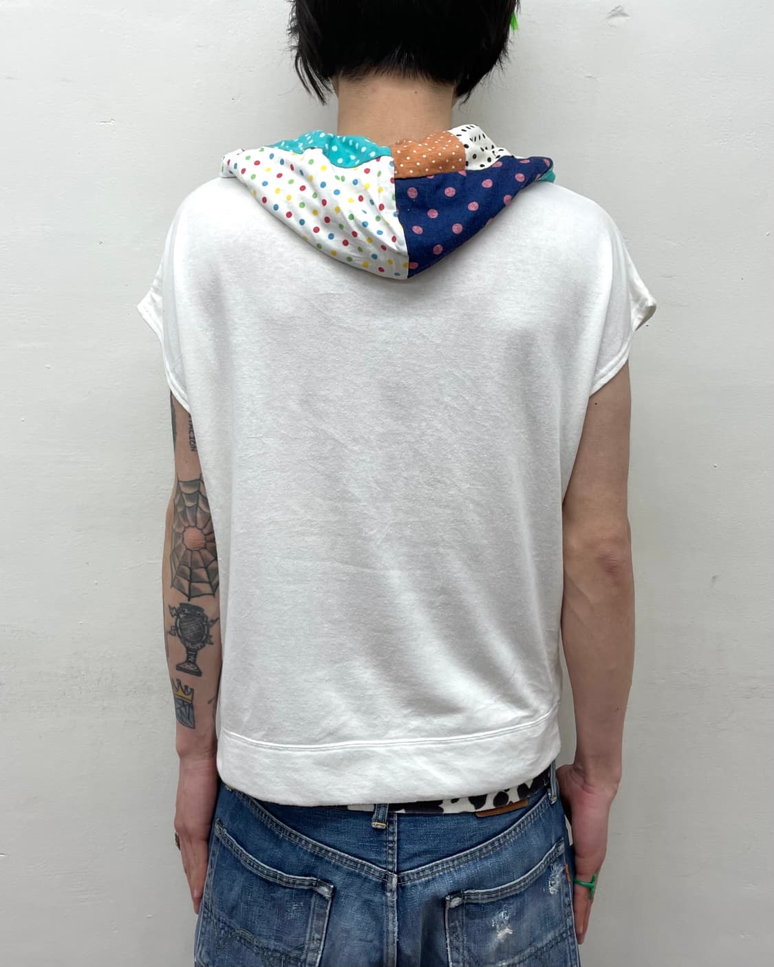 Multi-dot Hoodie vest  상품이미지2