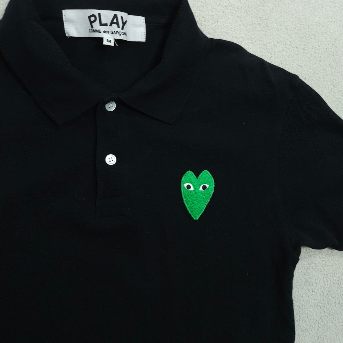 꼼데가르송 그린 와펜 카라티 M 국문택 상품이미지2