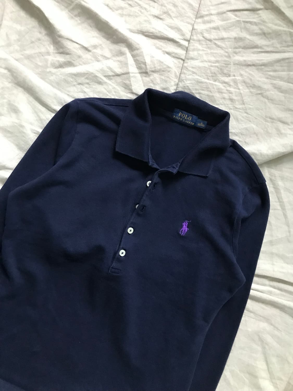 폴로 랄프로렌 포니로고 여성라인 긴팔 카라티 상품이미지6