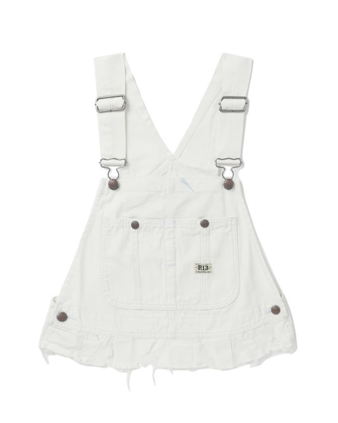 R13 알써틴 데이먼 화이트데님 탱크탑  상품이미지1