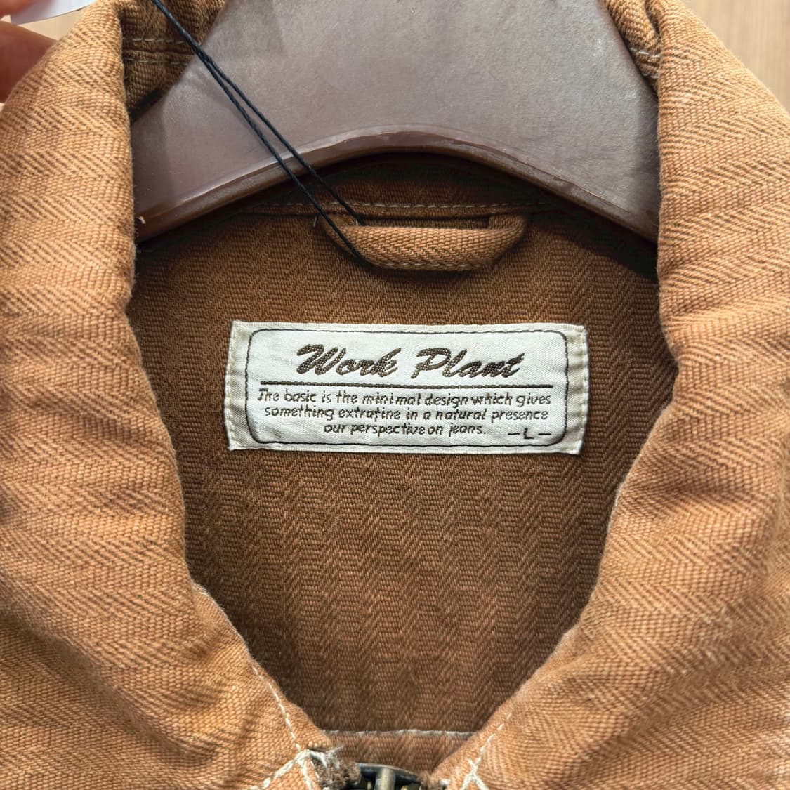 빈티지 코튼 자켓 멀티 플랩 포켓 디테일 레귤러핏 브라운 상품이미지6