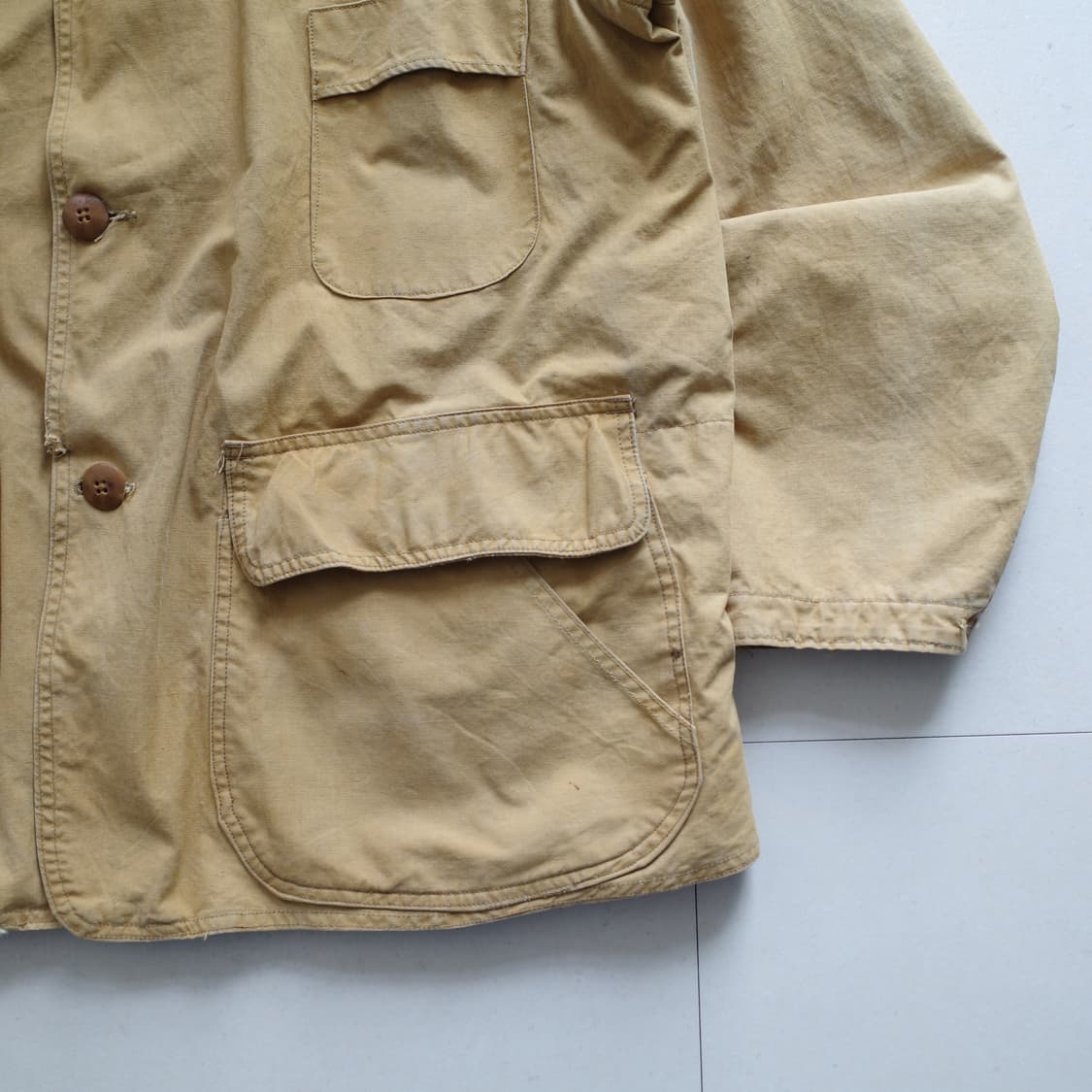 50s 시어스 JC Higgins 탈론 지퍼 덕 캔버스 헌팅 자켓 상품이미지3