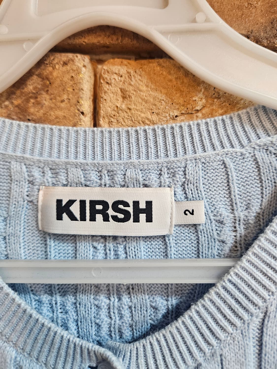 키르시 체리 케이블 니트 블루 2 상품이미지3