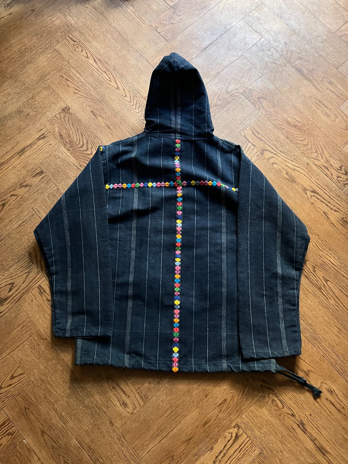 [M]90's 핸드메이드 히피 후드 파카 상품이미지9