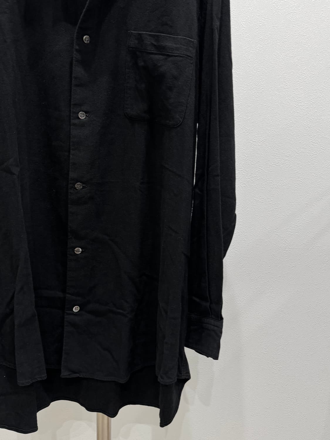 요지야마모토 00s 레이온코튼 롱셔츠 상품이미지2