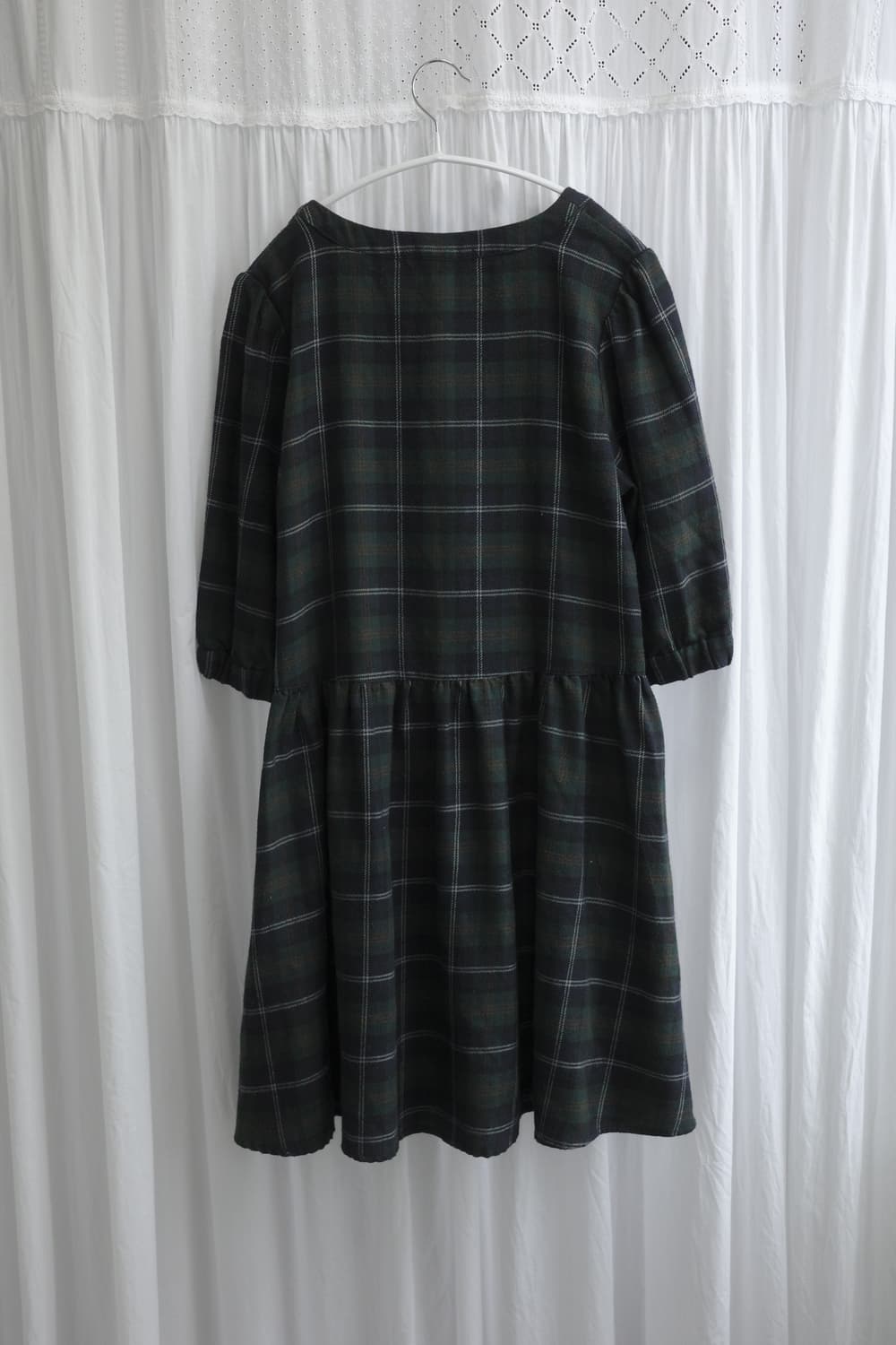 Green vintage dress 상품이미지4