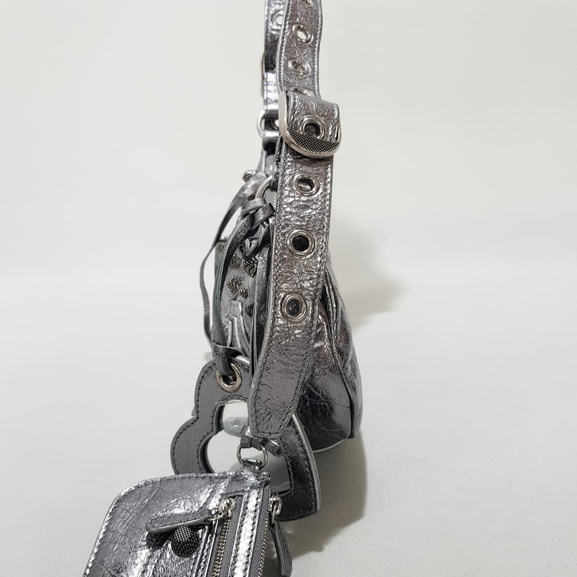 발렌시아가 르카골 숄더백 실버 XS   상품이미지4