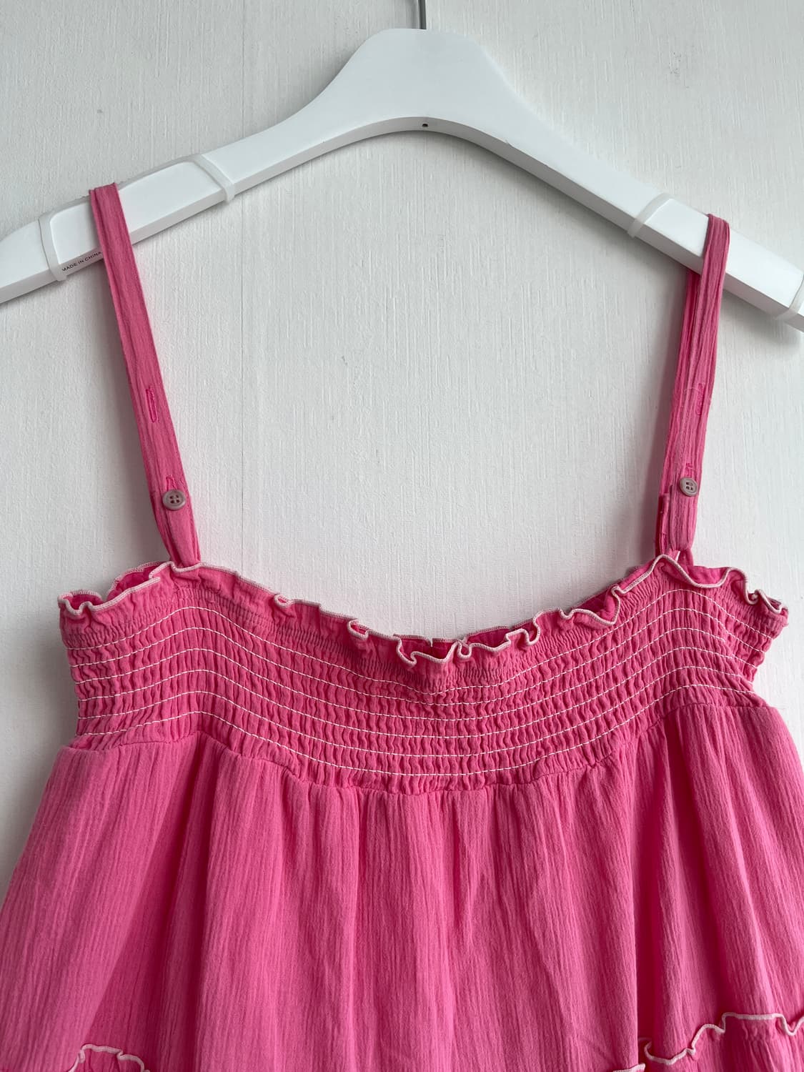 핑크 퍼플 타이다이 티어드 슬립 원피스 상품이미지7