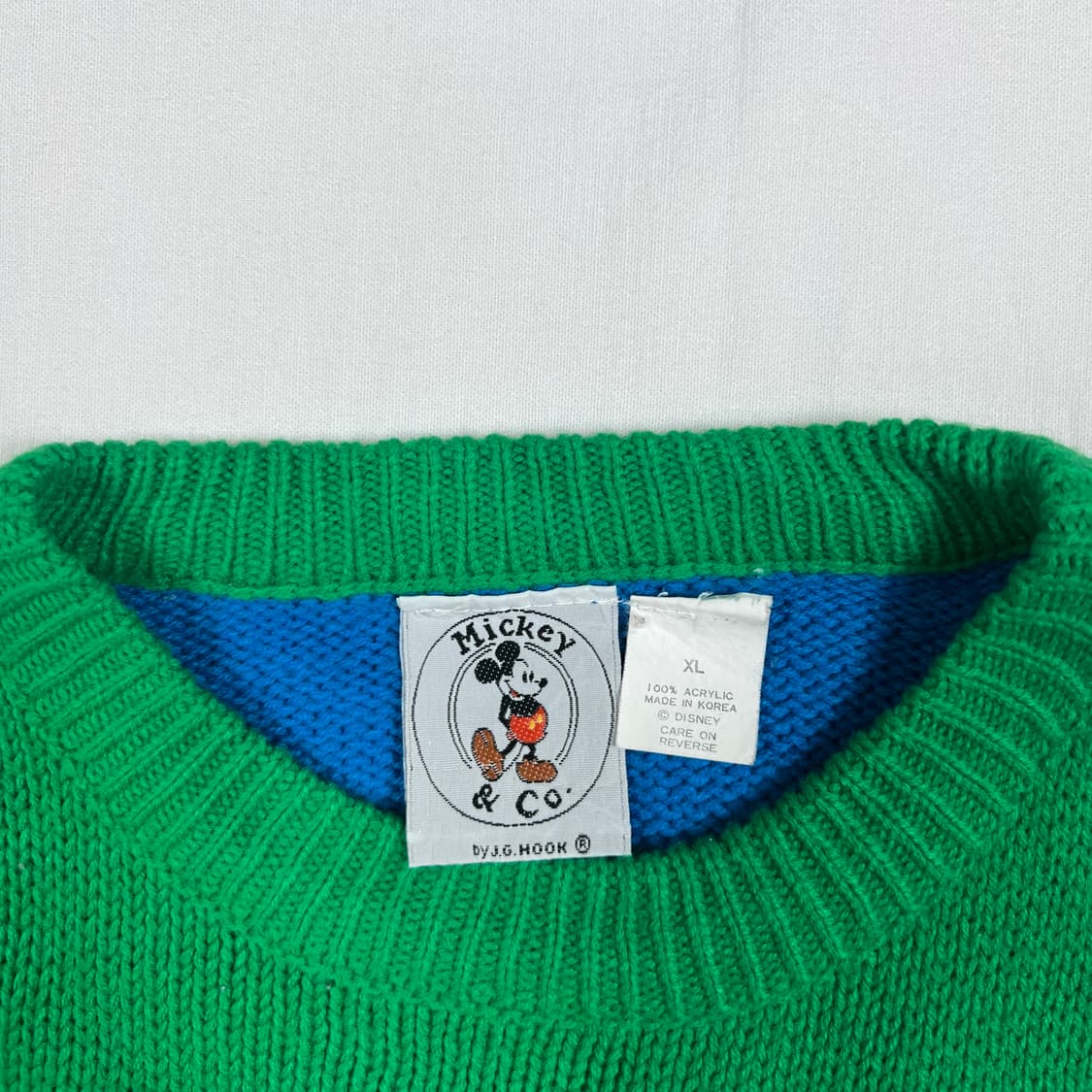 90‘s 디즈니 미키마우스 카툰 니트 상품이미지6