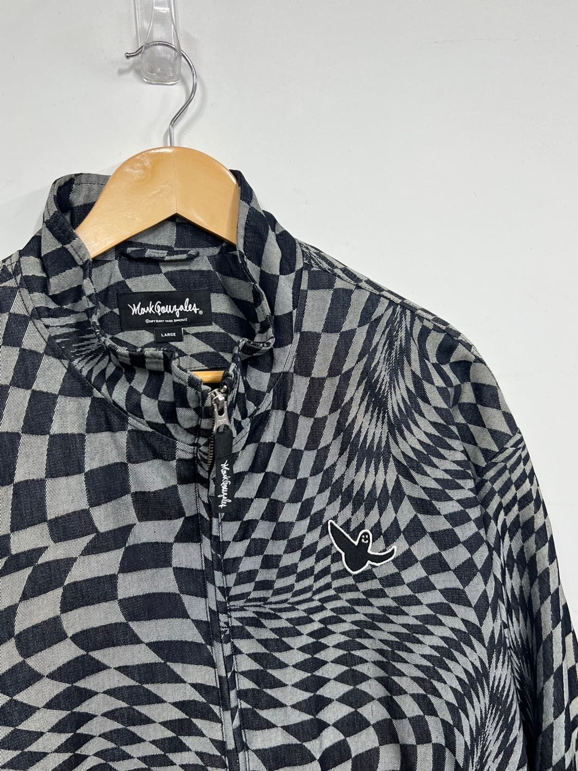 마크곤잘레스 체크 패턴 백로고 프린팅 자켓 상품이미지2
