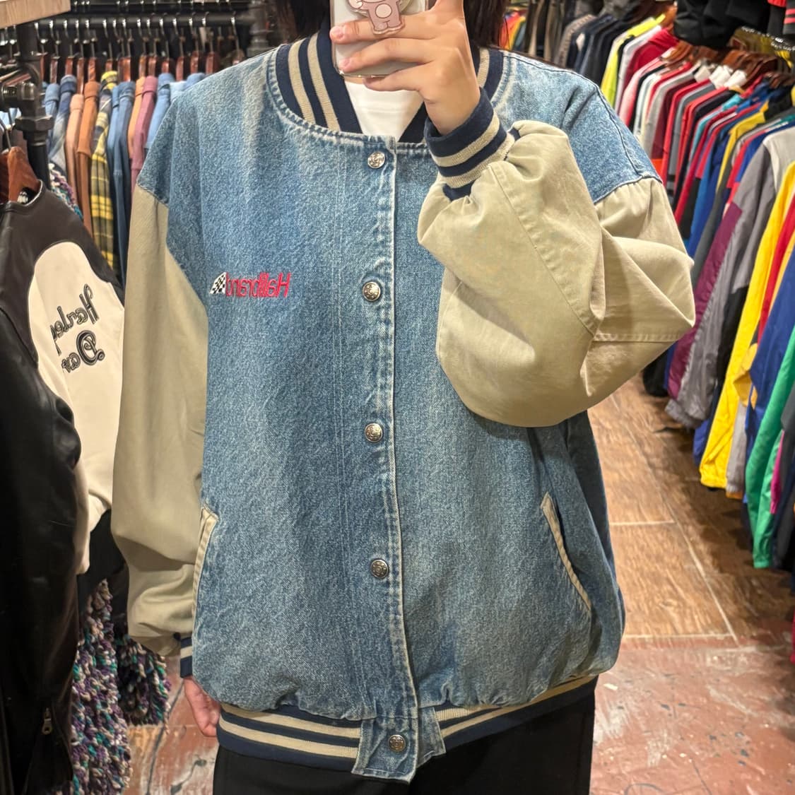 [HI] VTG 베이스볼 데님 자켓 상품이미지4
