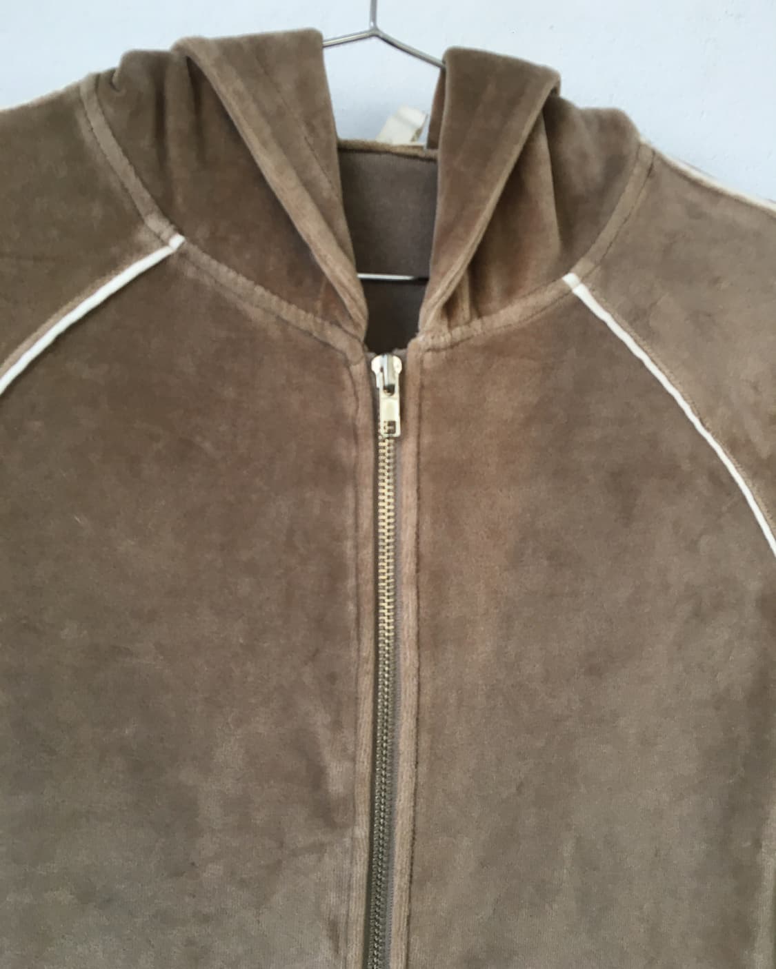 Velvet hood zip up 상품이미지5