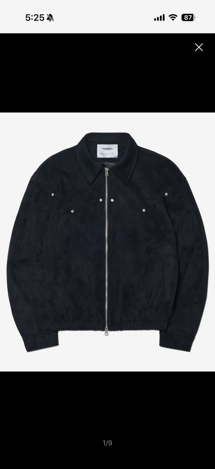 노메뉴얼 S.W JACKET - BLACK (s) 상품이미지1