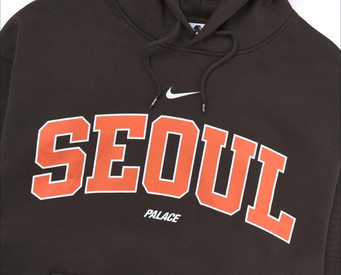 팔라스 x 나이키 홍대 한정 후드 브라운 상품이미지2