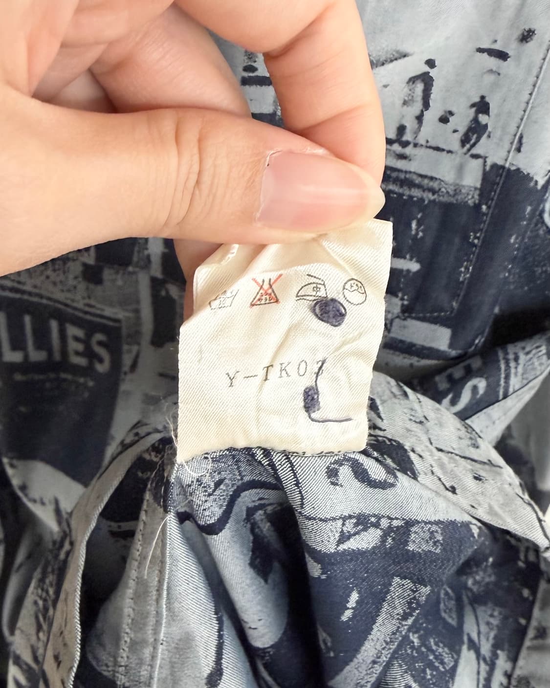 크리스찬 디올 블루 포토그래픽 프린트 셔츠 상품이미지9