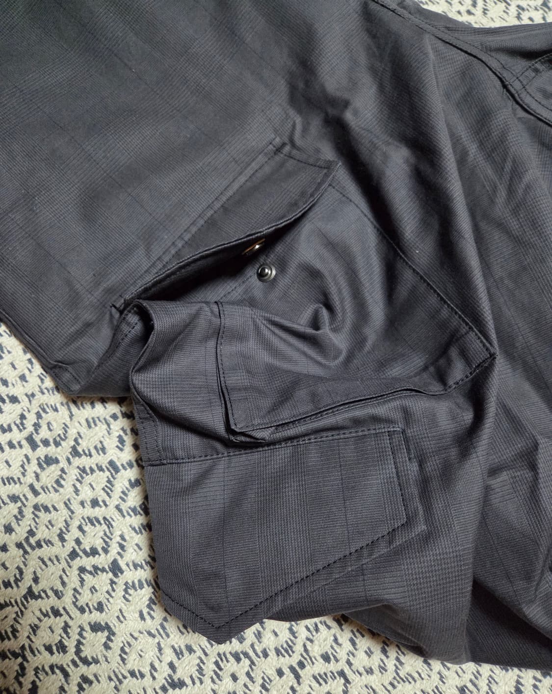 이스트로그 M65 팬츠 블랙 그레이 체크 M 상품이미지6