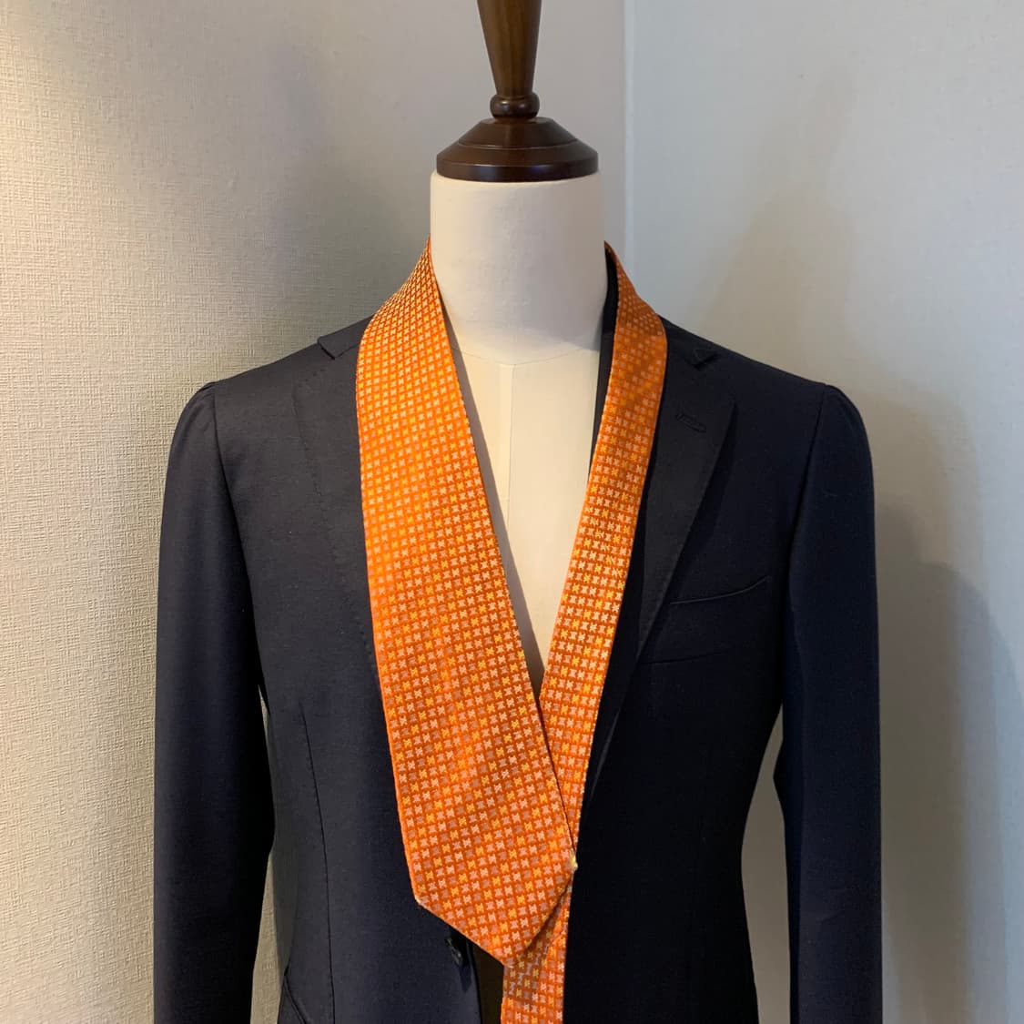 셀린느(CELINE) 모노그램 명품넥타이 B+등급 신형라벨 상품이미지1