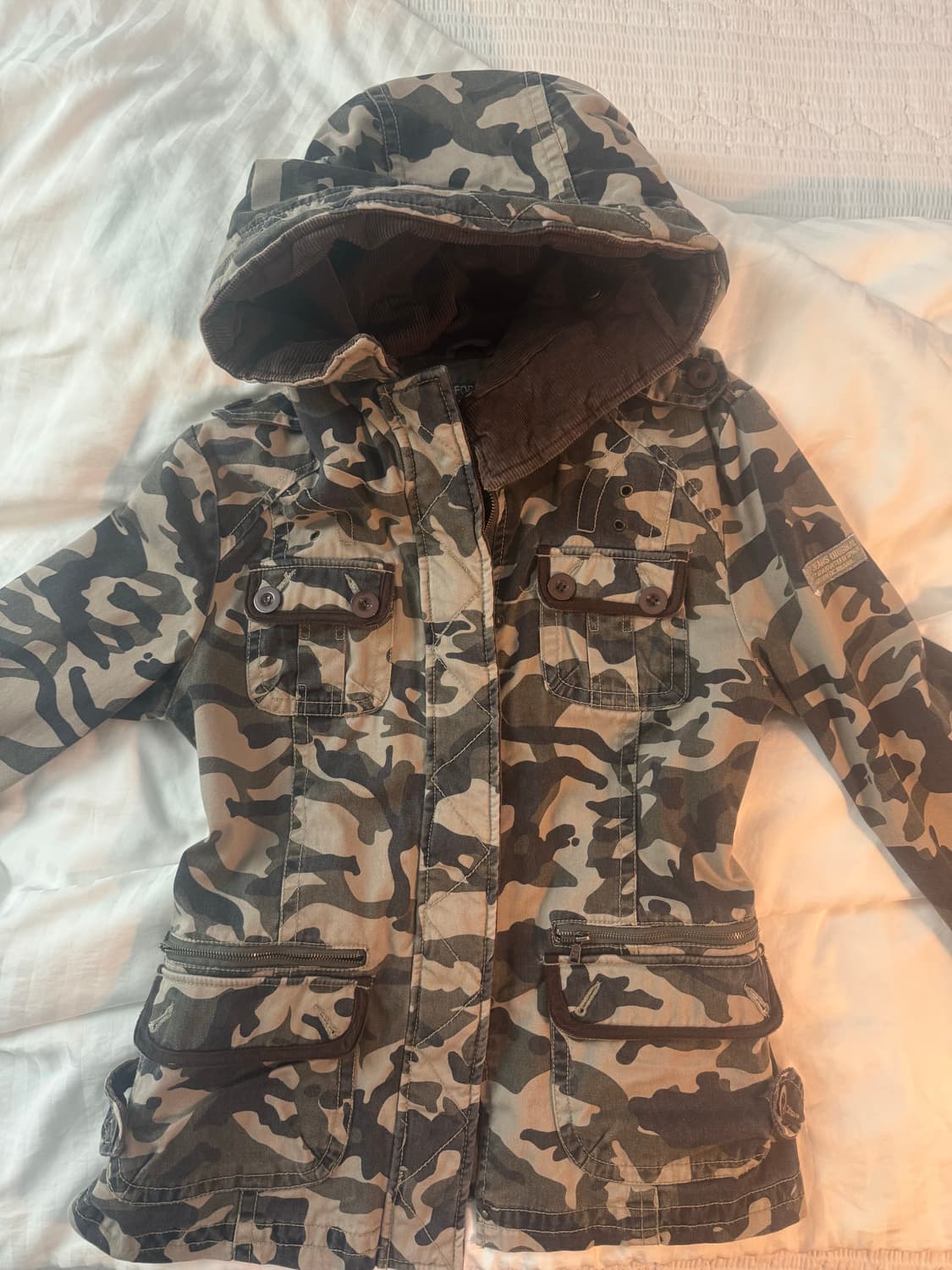카모 후드집업 자켓 상품이미지1