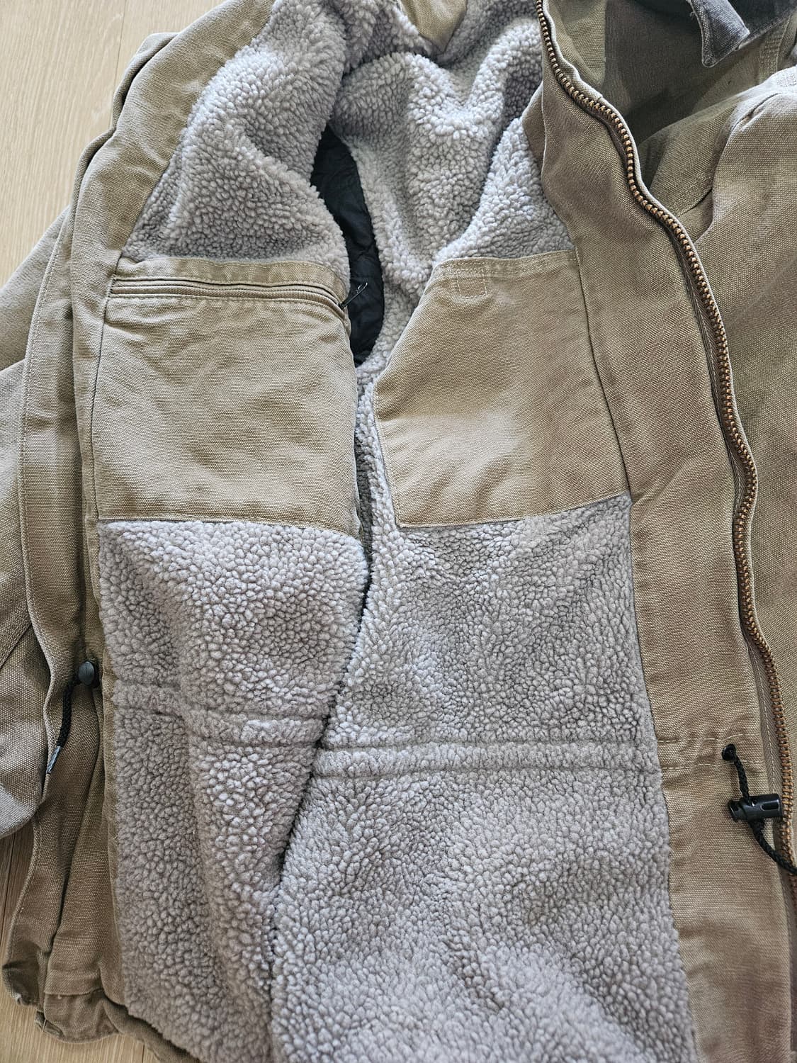 빈티지칼하트 칼하트 샌드스톤 자켓 C61 브라운 3XL 상품이미지5