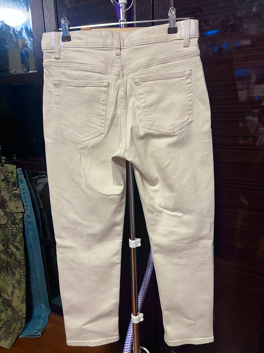 [남성28]무신사스탠다드 테이퍼드 크롭 데님 팬츠 크림 상품이미지2