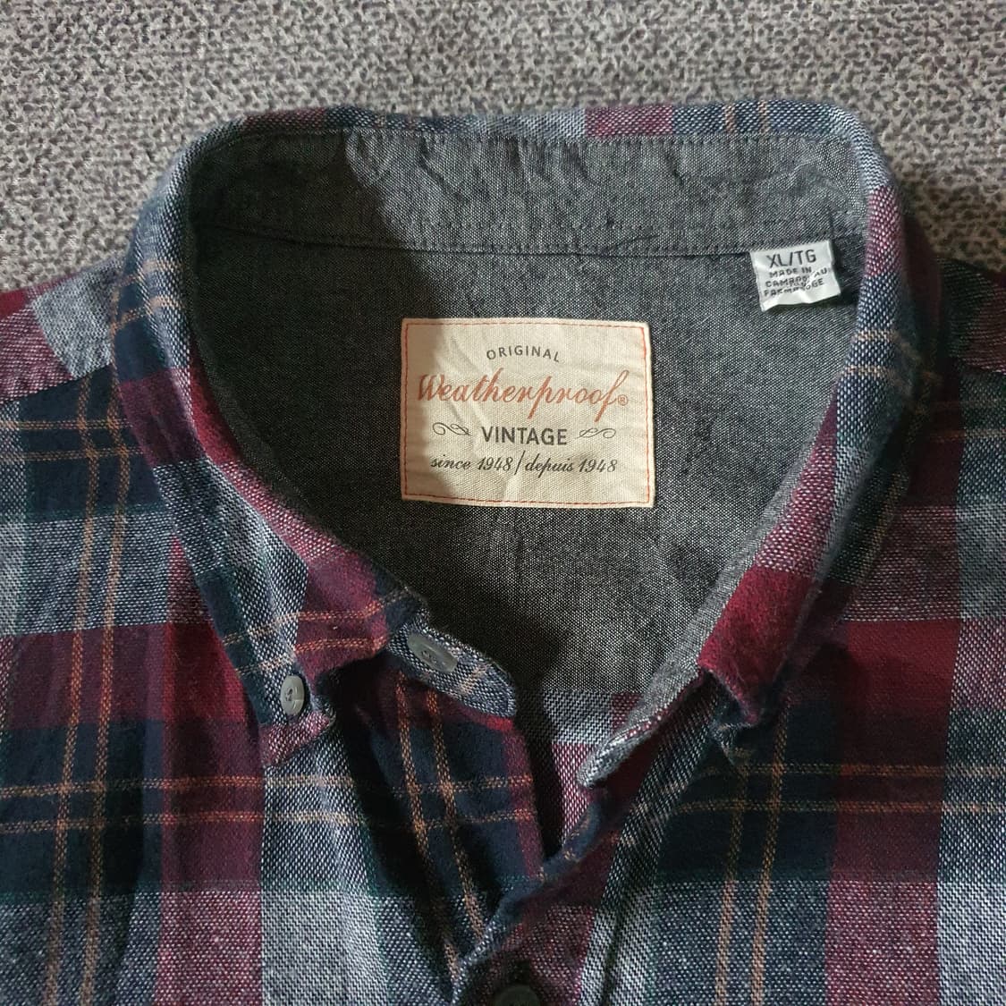 미국 수입 플란넬 체크 셔츠 no.7 상품이미지3