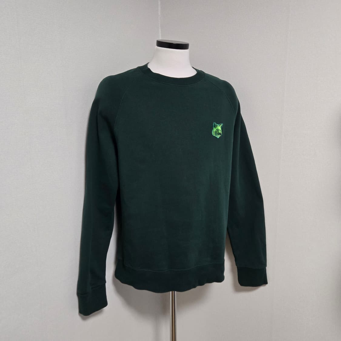 메종키츠네 폭스헤드 그린 맨투맨/ 남성 맨투맨/ 남자 맨투맨  상품이미지8