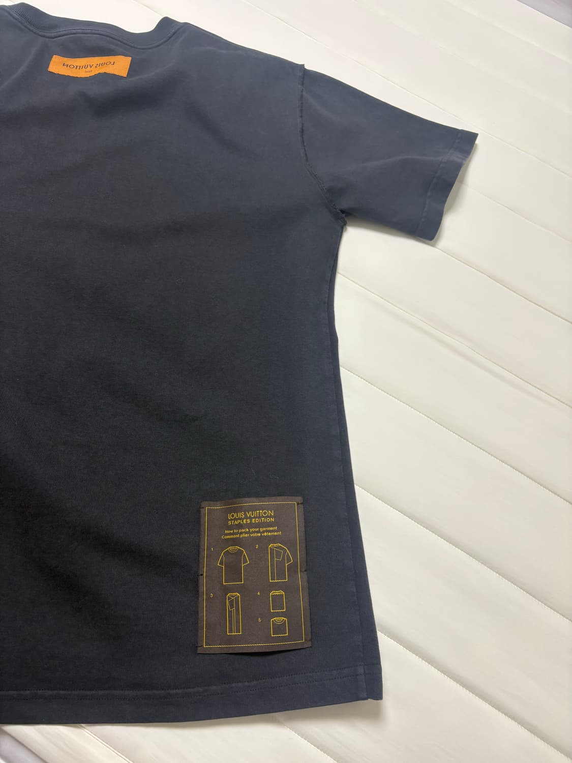 루이비통 스테이플 에디션 블랙 티셔츠 새상품급 상품이미지1