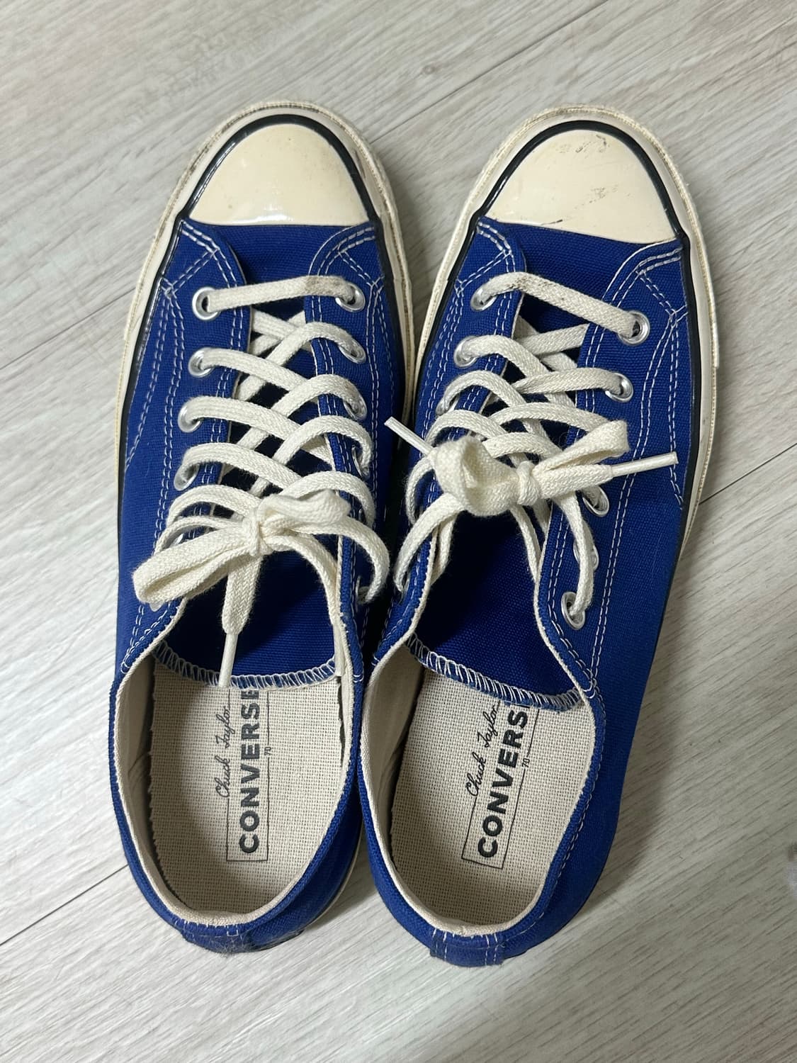 컨버스 척 70 로우 빈티지 캔버스 러쉬 블루 상품이미지3