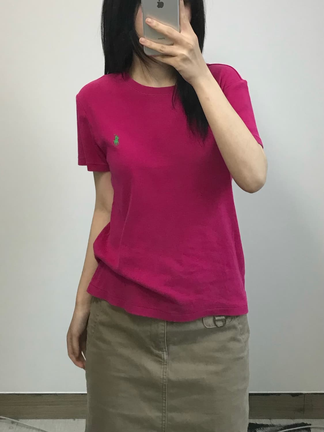 폴로 랄프로렌 핑크 반팔 티셔츠 상품이미지1