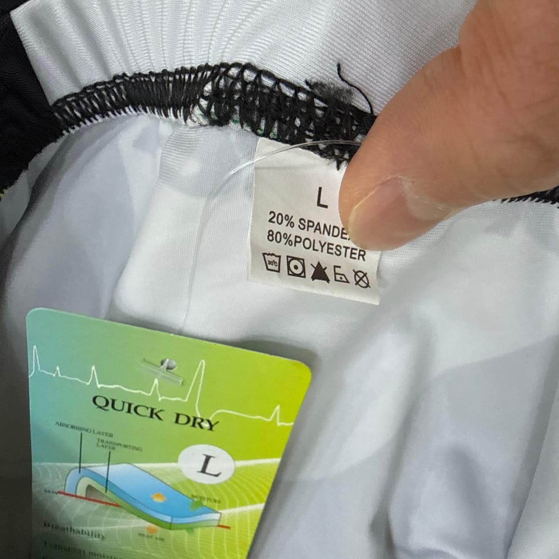 L 새상품 오르베아 자전거 패드 반바지 0327T 상품이미지3