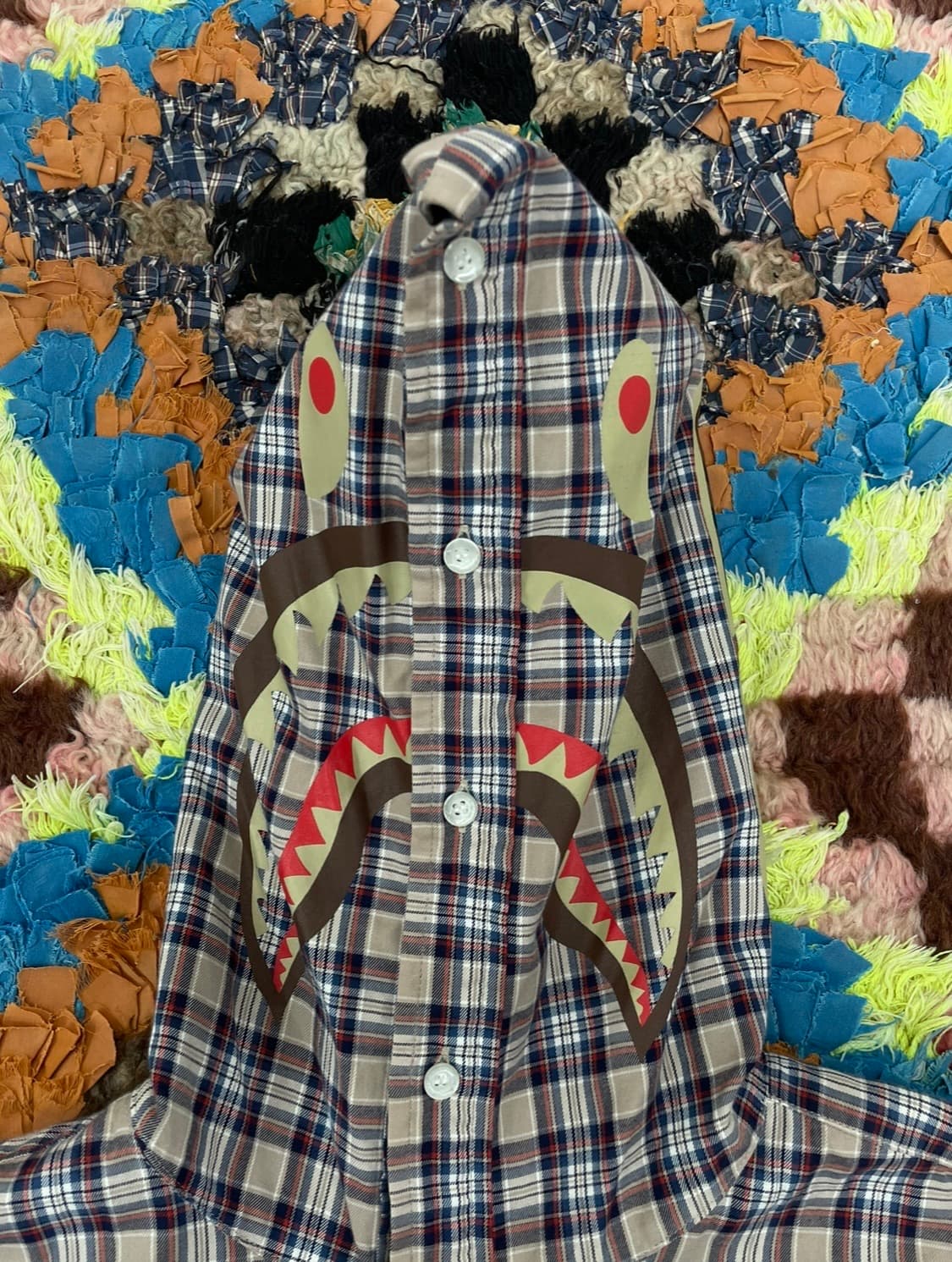 베이프 샤크후드셔츠  상품이미지2