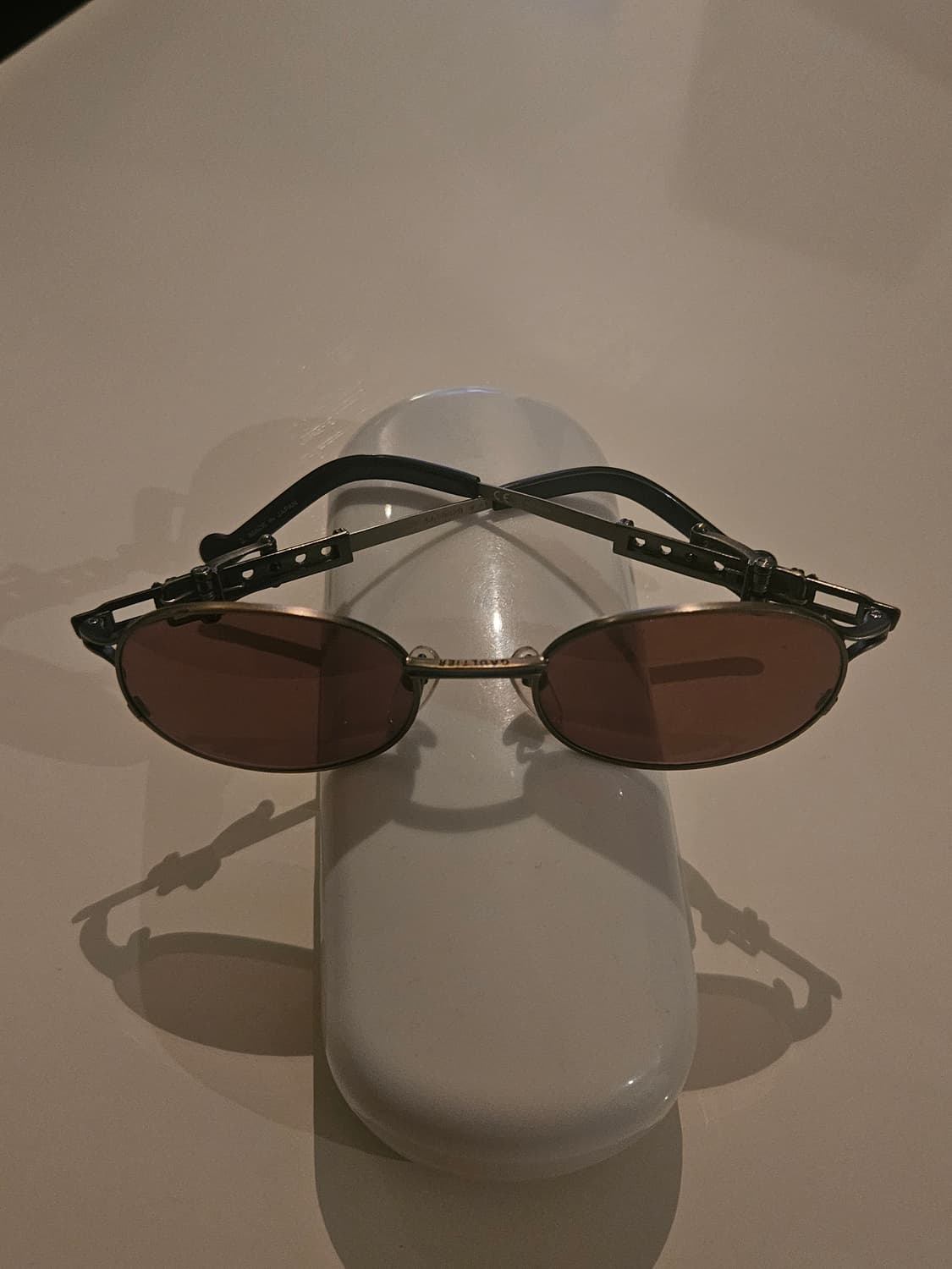 90's 장폴고티에 빈티지 아카이브 앤틱 건메탈 & 골드 선글라스 상품이미지9