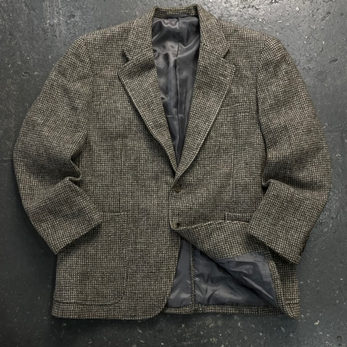 100 해리스 트위드 해링본 블레이저 자켓 상품이미지1