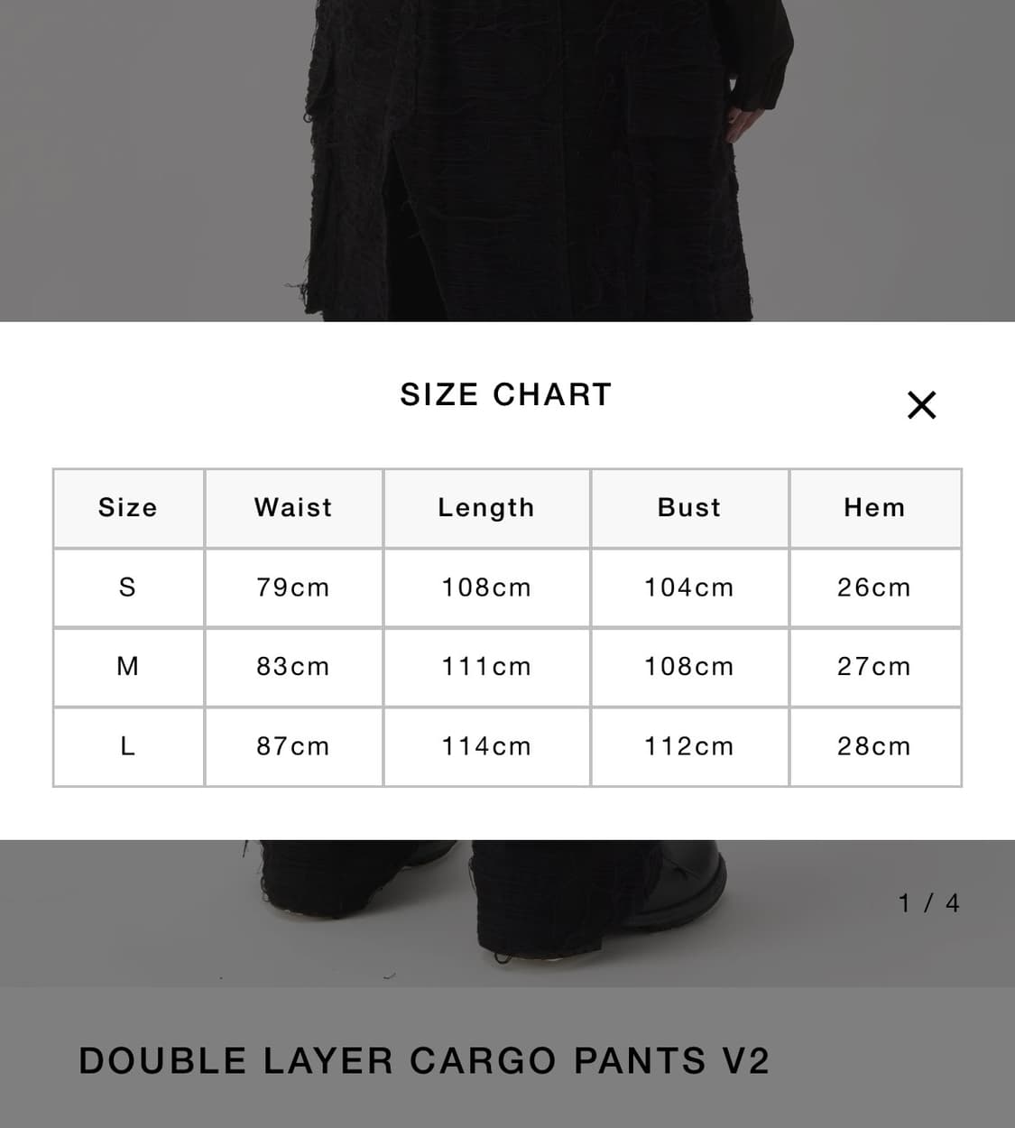 DOUBLE LAYER CARGO PANTS V2 상품이미지5