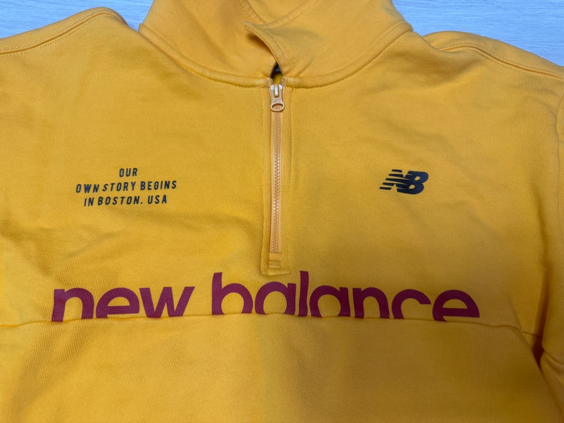 [L] 뉴발란스 옐로우 카라 반집업 맨투맨 상품이미지5