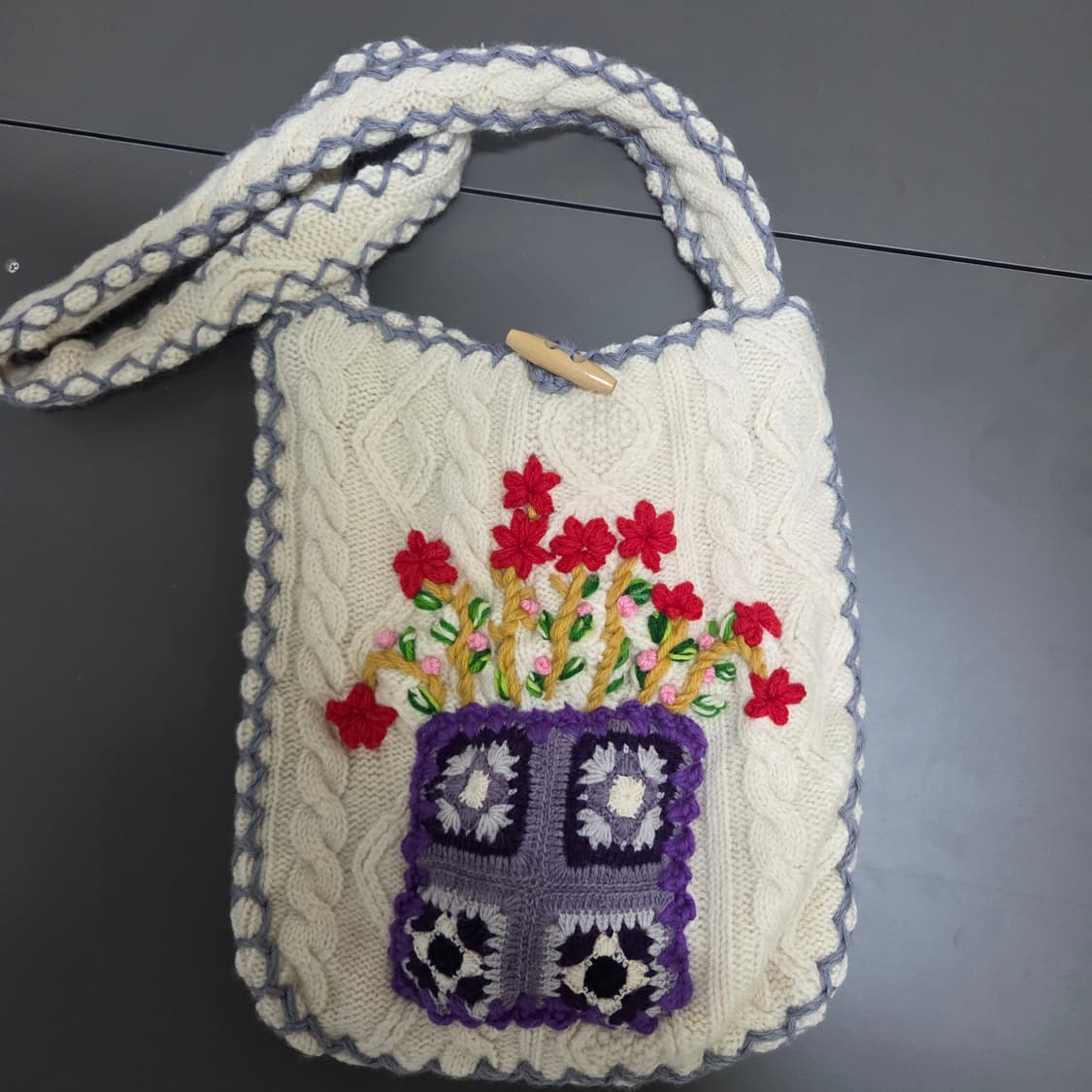 빈티지 모리걸 니트백 상품이미지1