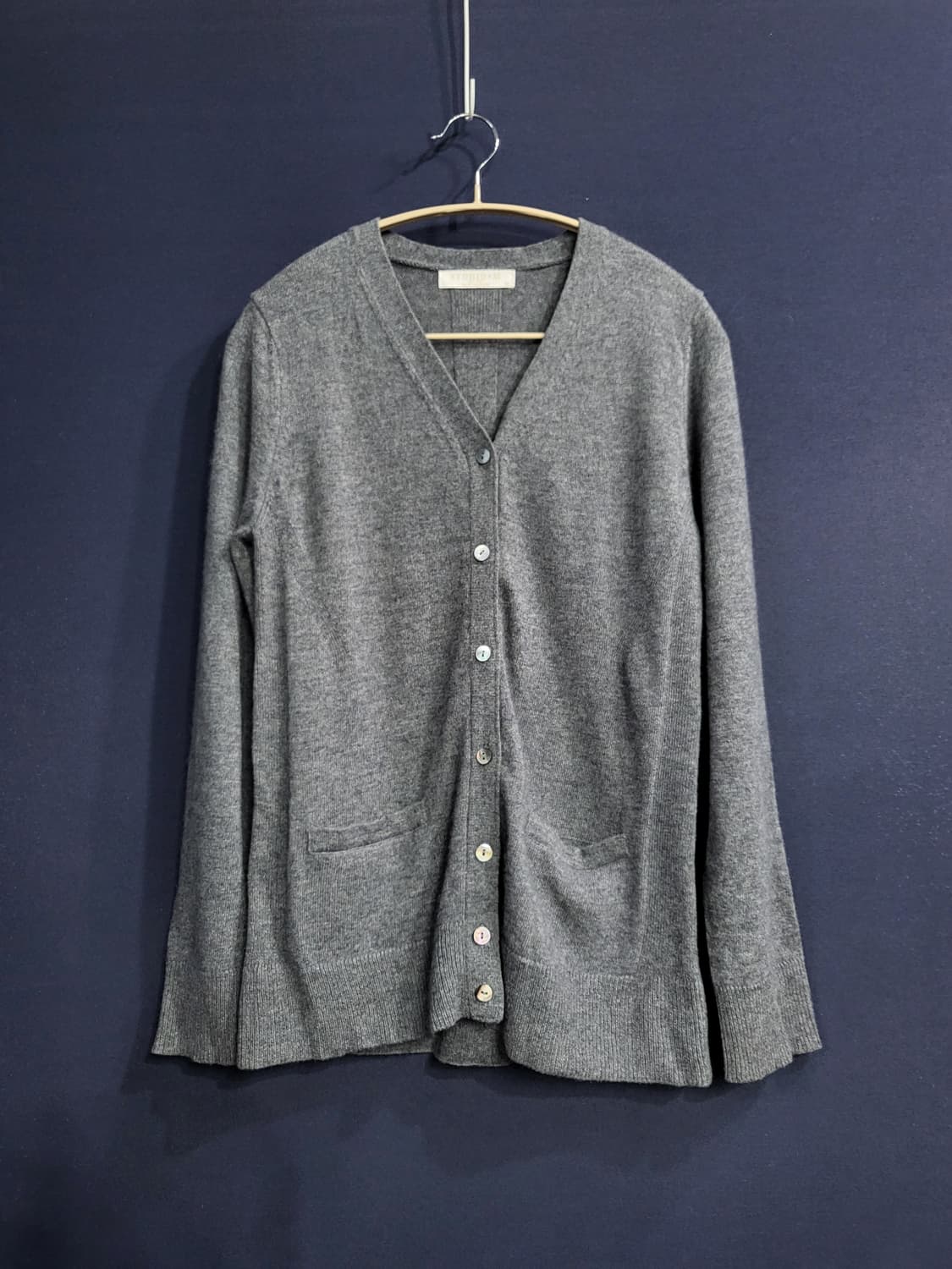 스튜디오 캐시미어100%가디건 상품이미지1