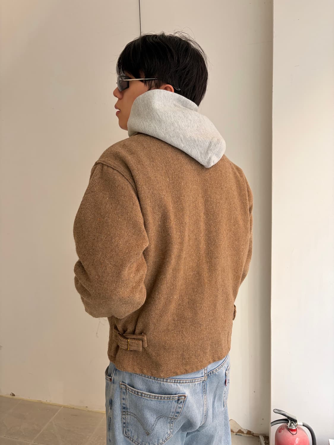 80-90’s Melton out-wear USA wool jacket 상품이미지7