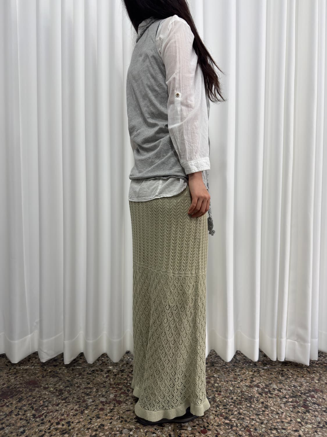 gu crochet skirt 상품이미지5