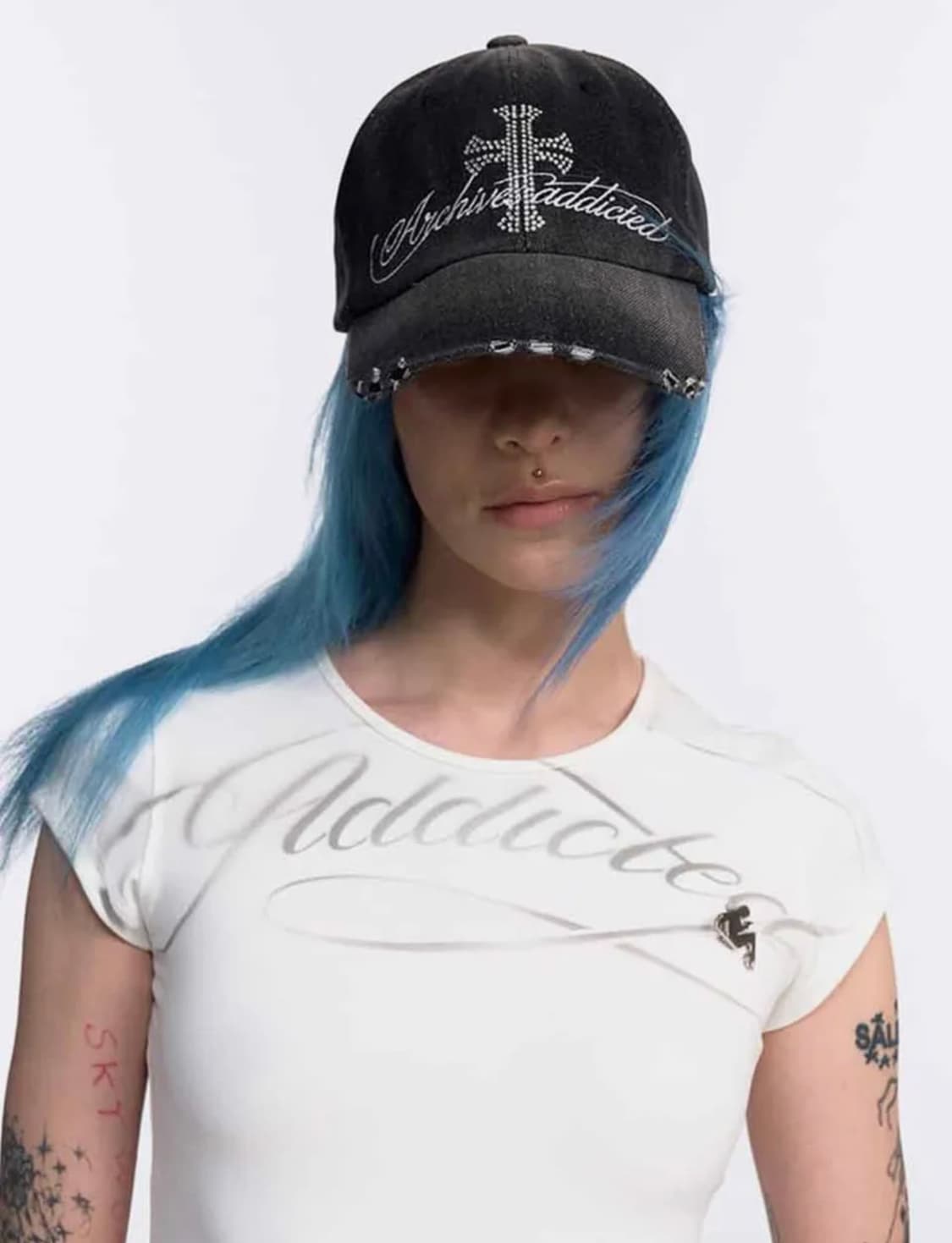 CRUCIA CAP (BLACK DENIM) 상품이미지1