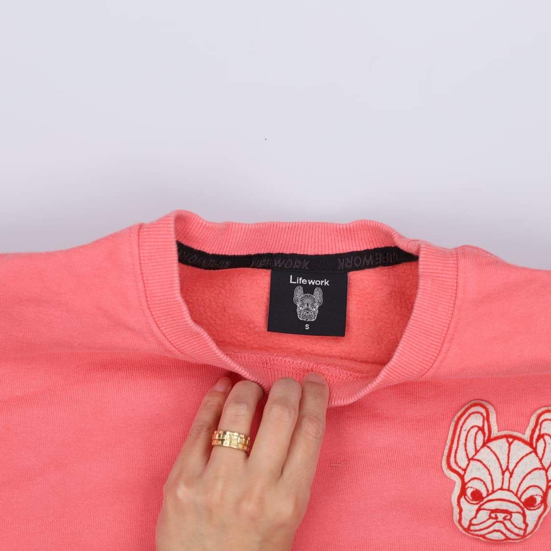 S 라이프워크 패치 맨투맨 0417H1 상품이미지3