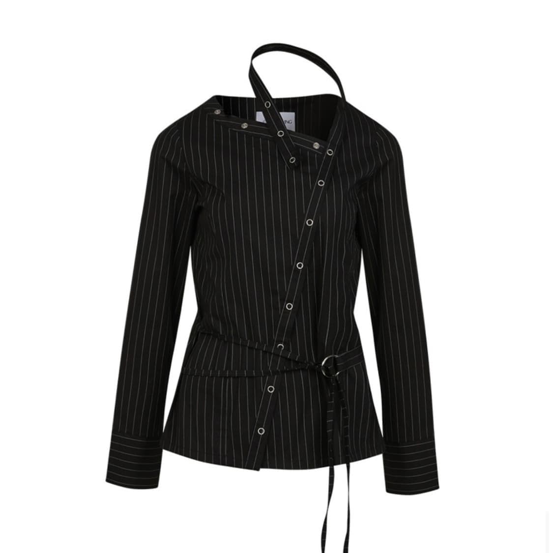 낫노잉 다이애그널 넥 스트랩 셔츠 상품이미지3