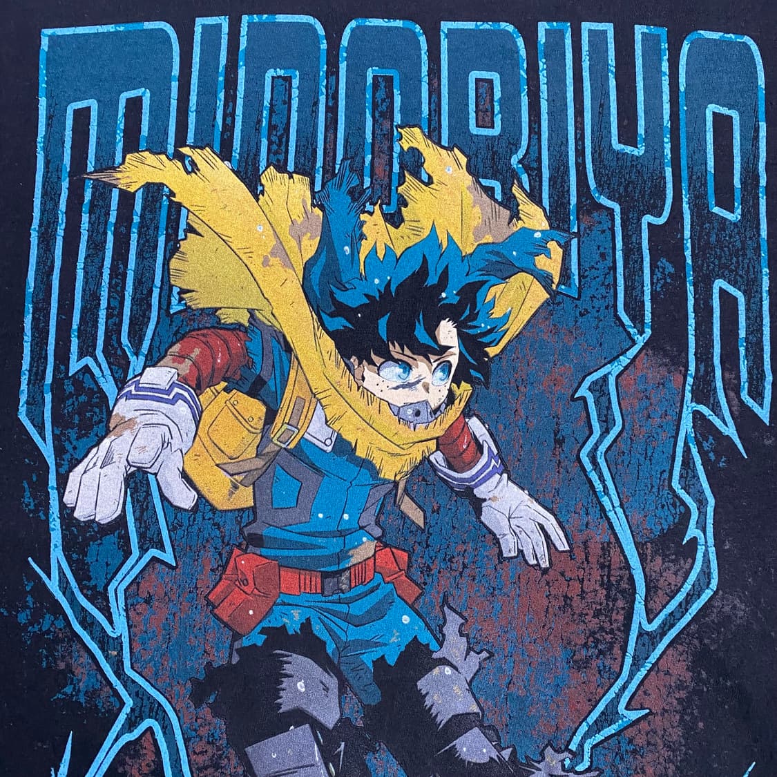 나히아 나의히어로아카데미아 데쿠 오피셜 애니메이션 티셔츠 상품이미지4