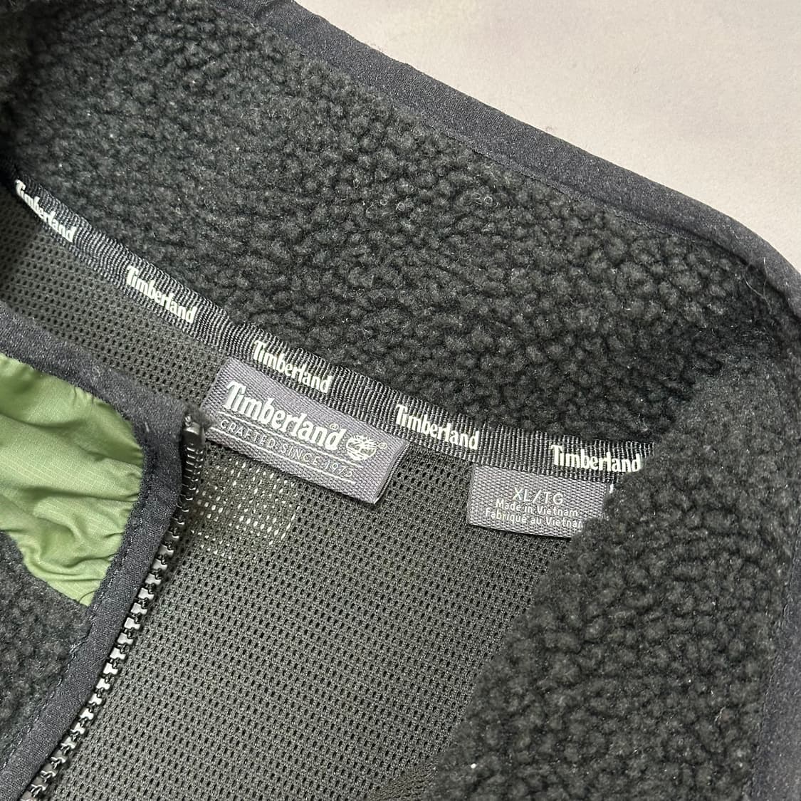 팀버랜드 빈티지 양털 쉐르파 후리스 XL 상품이미지8