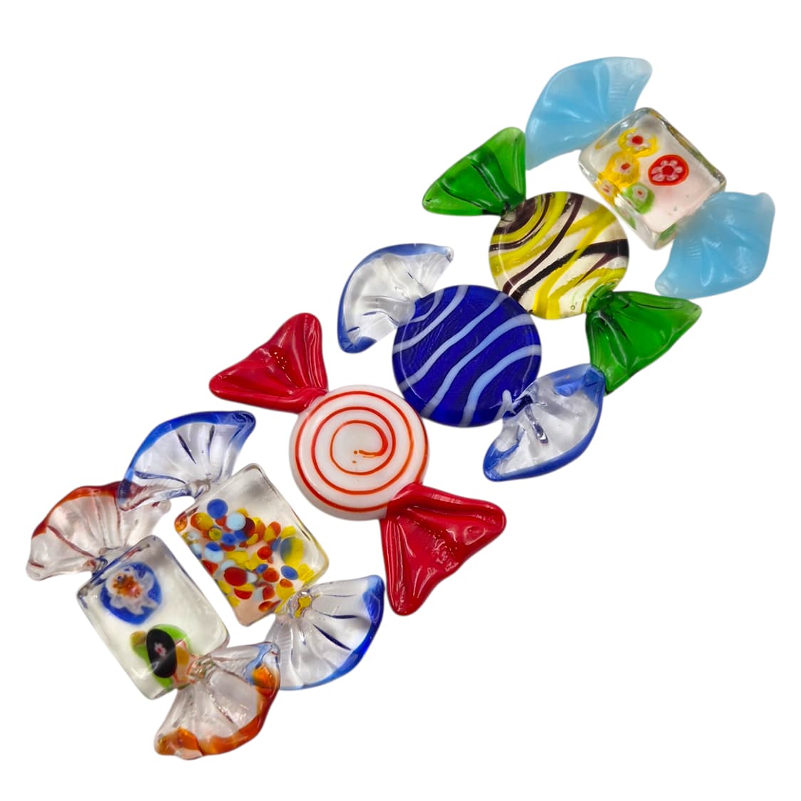 80s 이탈리아 무라노 핸드블로운 빅 캔디 세트 상품이미지3