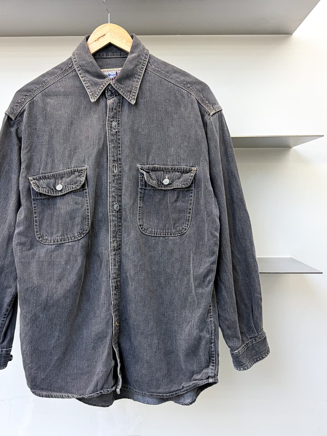 그린 에어 90s 투포켓 데님 셔츠 상품이미지2